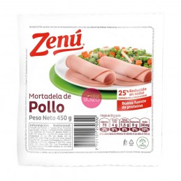 MORTADELA POLLO 450 ZENU