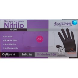 GUANTE NITRILO NEG TM C6