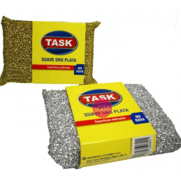 ESPONJA ORO/PLATA TASK PRO