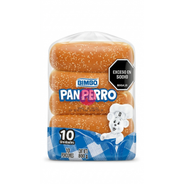 PAN PERRO CLUSTER 10 UND BIMBO