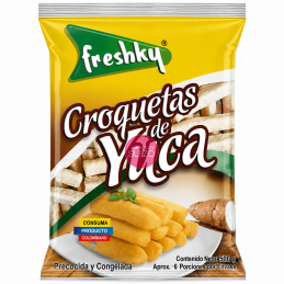 CROQUETA YUCA 500GR FRESKY