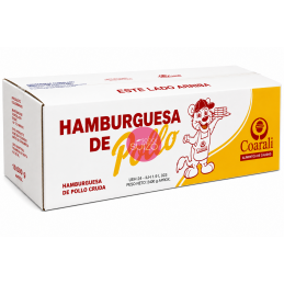 HAMB POLLO 20X120G CAJA...