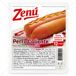 S/CHA PERRO CORTA ZENU 12 UND