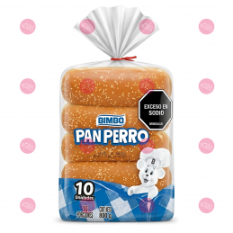 PAN PERRO CLUSTER 10 UND BIMBO