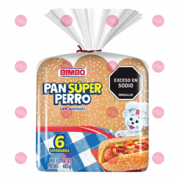 PAN PERRO X 6 BIMBO
