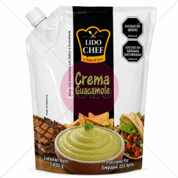 CREMA GUACAMOLE 3800 GR LIDO