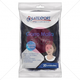 GORRO MALLA 53CM NEGROX20UN