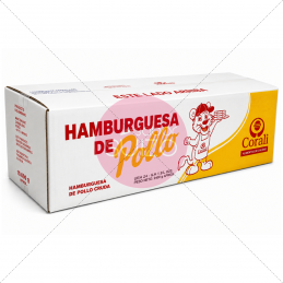 HAMB POLLO 20X120G CAJA...