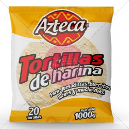 TORTILLA AZTECA 1000GR 20UND