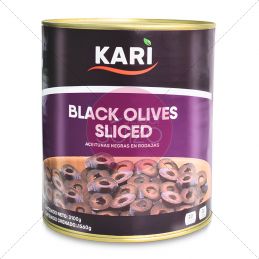ACEITUNAS NEGRAS RODAJA 3100GR
