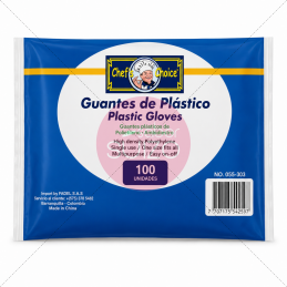GUANTES POLLO PLASTICOS...